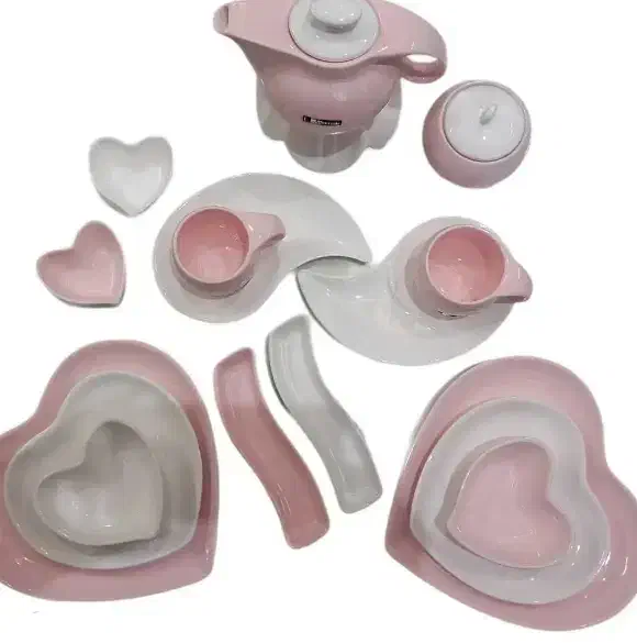 سرویس صبحانه خوری آیسرام توافقی،اردور خوری قلبی|ظروف سرو و پذیرایی|شیراز, شیمی گیاه|دیوار