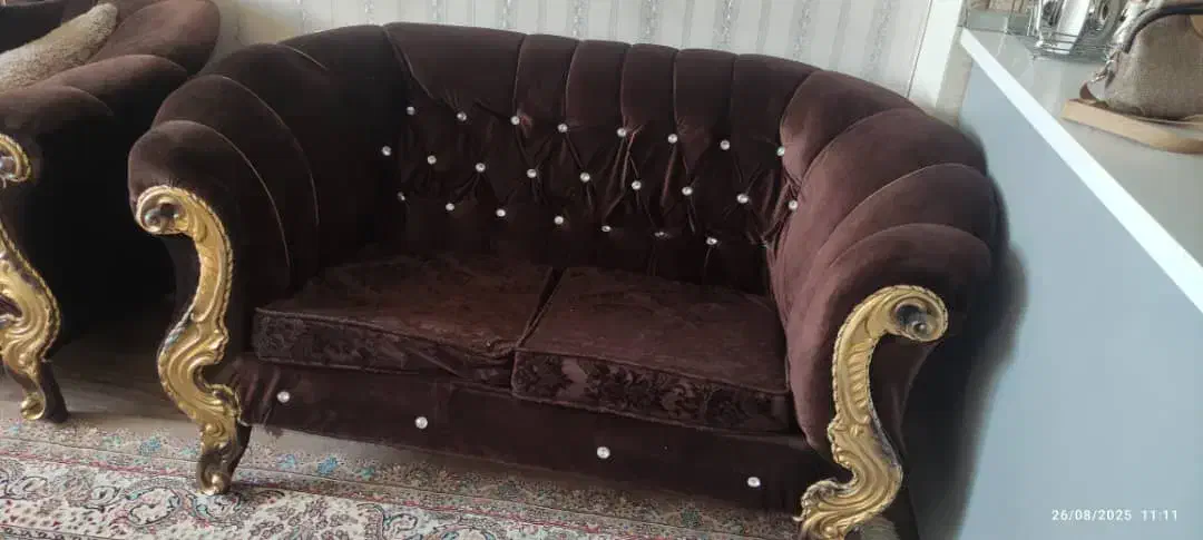 مبلمان ۹ نفره|مبلمان خانگی و میز عسلی|شاهین‌شهر, طالقانی|دیوار