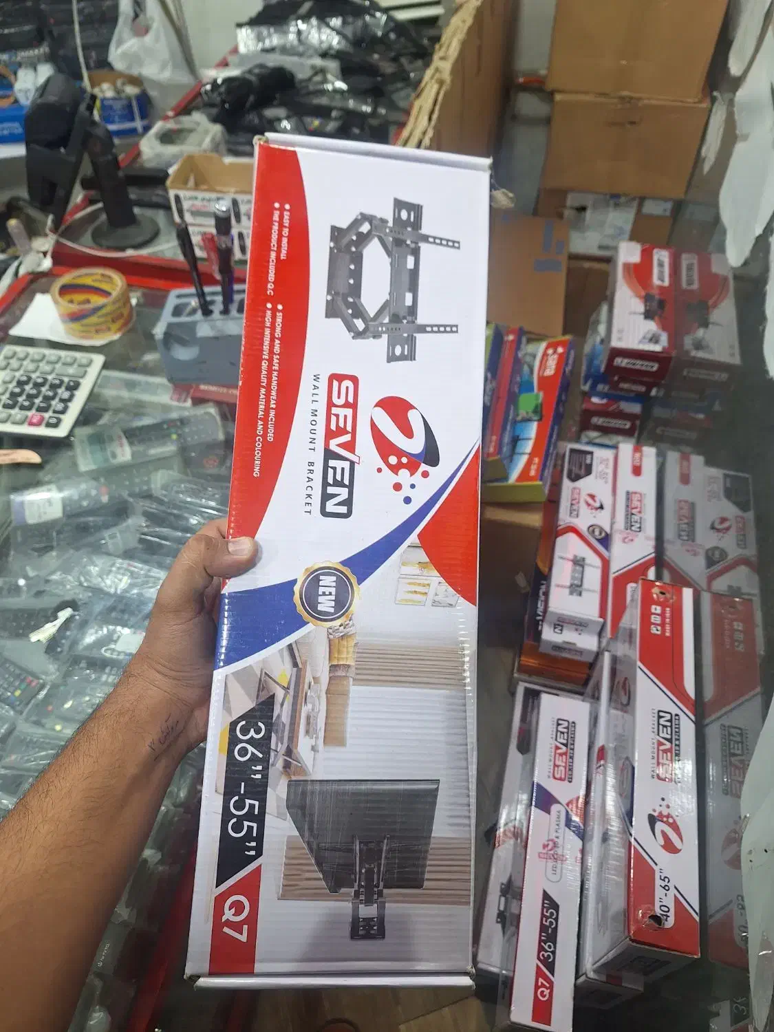 براکت پایه تلویزیون دوبازو ۶حالته|تلویزیون و پروژکتور|اهواز, گلستان|دیوار