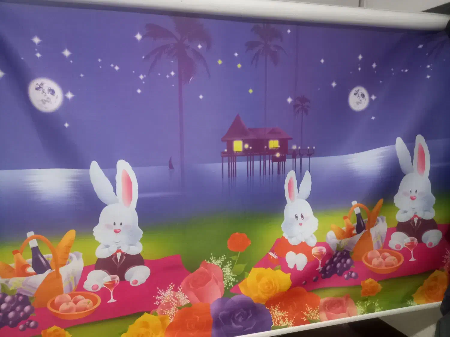 پرده اتاق بچه|پرده، رانر، رومیزی|مسجد سلیمان, |دیوار