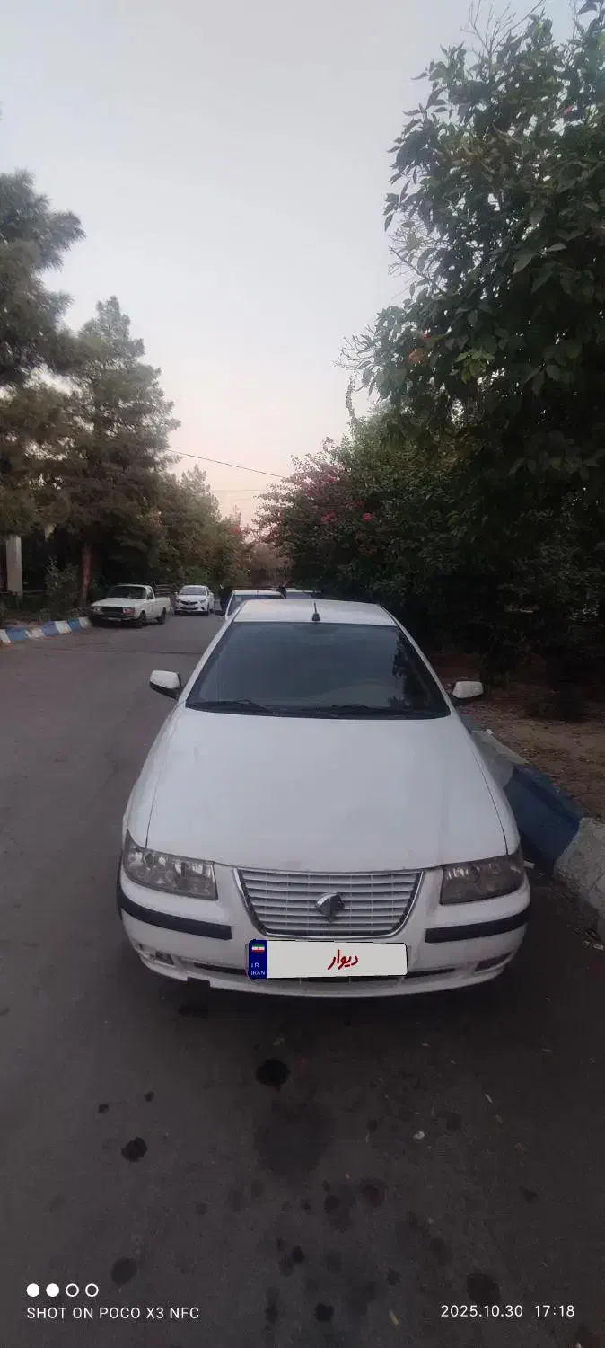 فروش سمند آی آف سون دوگانه‌سوز کارخانه مدل 89|خودرو سواری و وانت|دوگنبدان, |دیوار