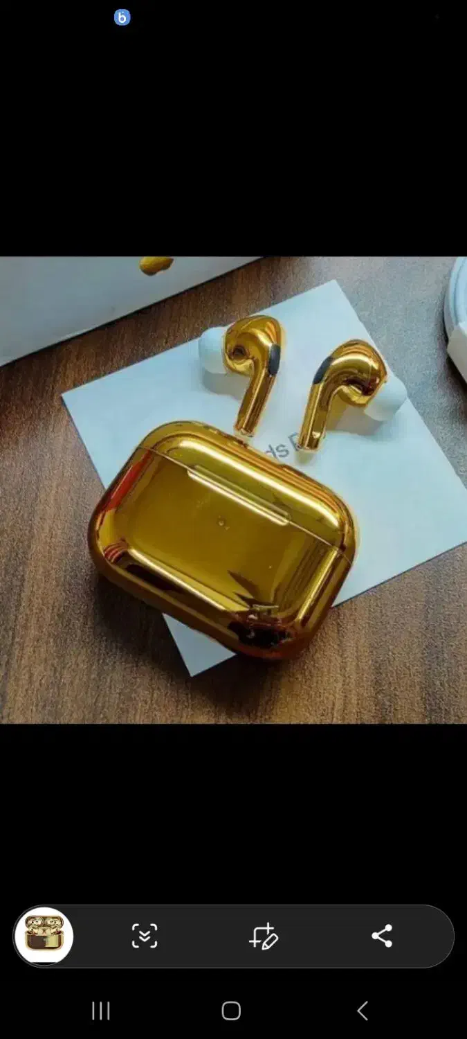 Airpod pro new GOLD|لوازم جانبی موبایل و تبلت|باغستان, |دیوار