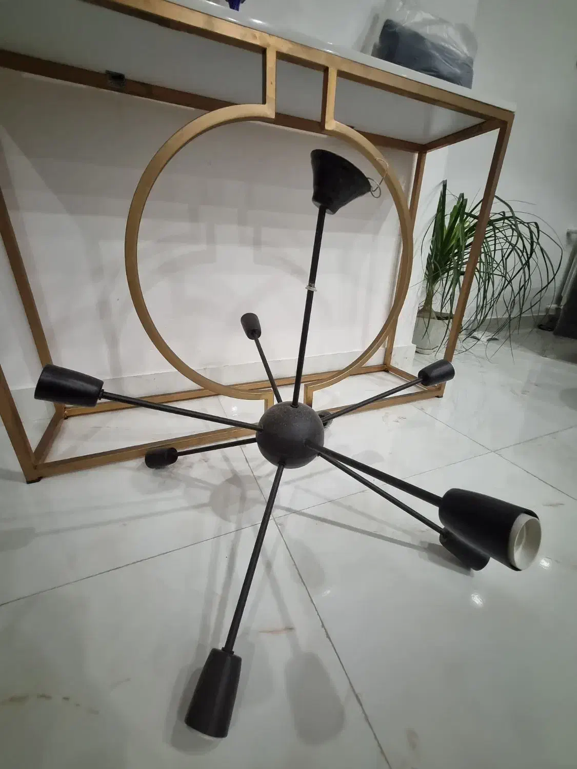 لوستر وزرا ۸ شاخه|لوستر و چراغ آویز|صومعهسرا, |دیوار