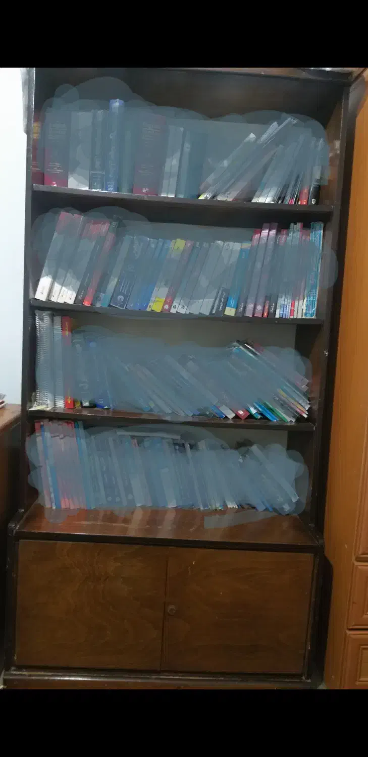 قفسه کتاب کتابخانه ویترین بوفه|کتابخانه، شلف، قفسههای دیواری|رشت, رودباری|دیوار