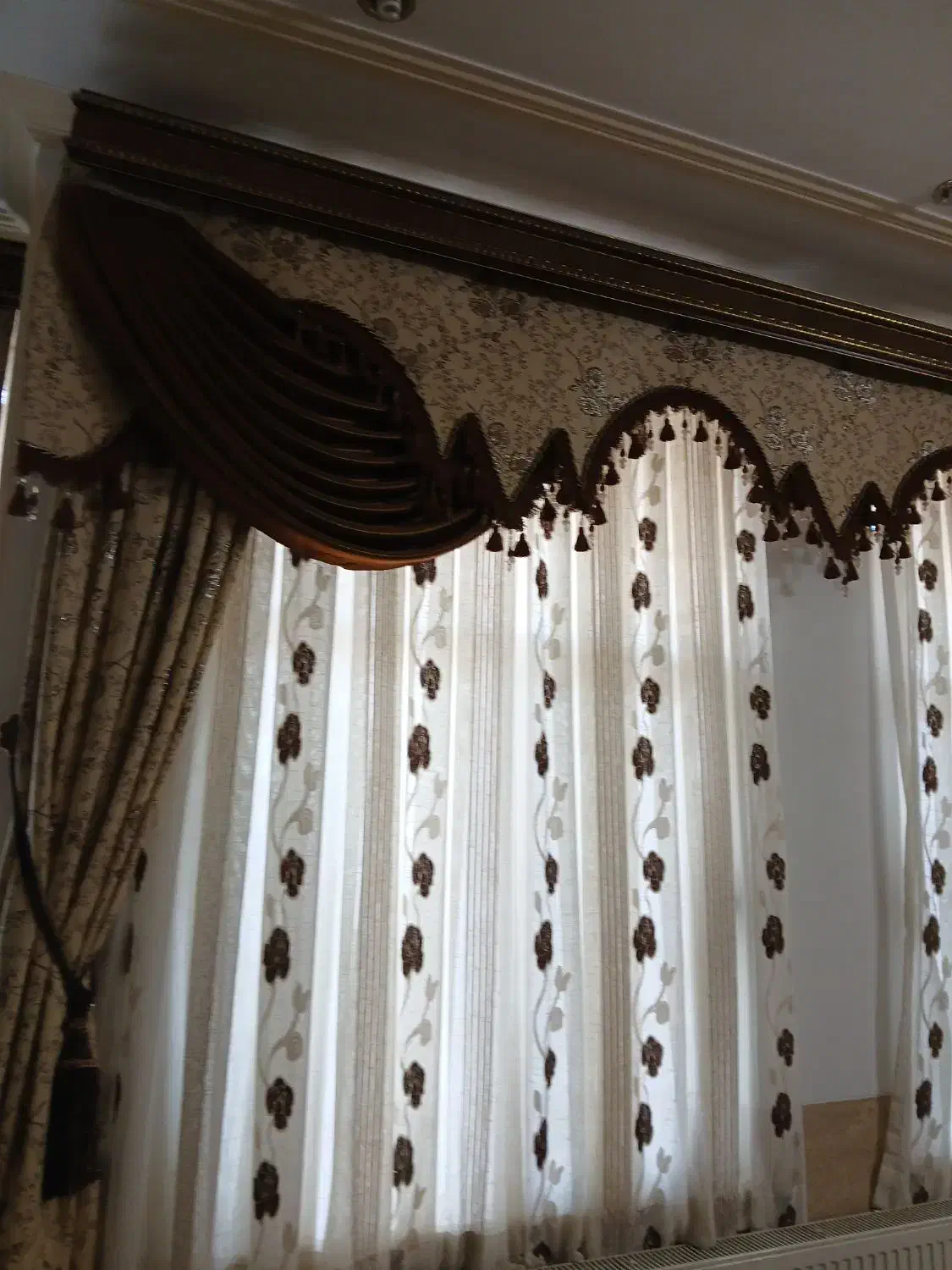 پرده حریر|پرده، رانر، رومیزی|یزد, |دیوار