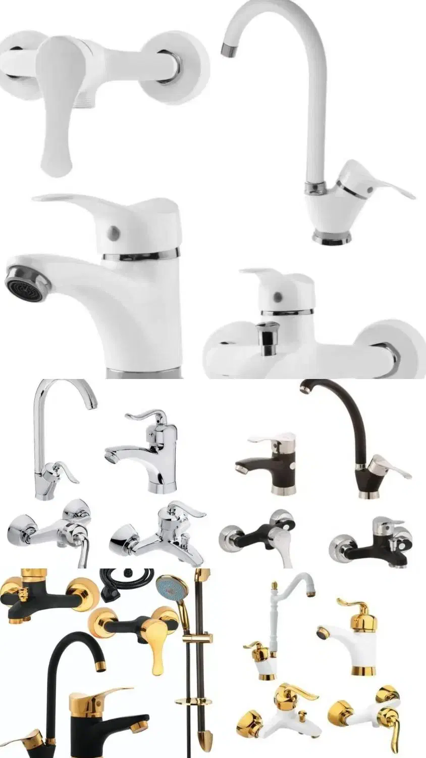 شیرآلات سفید کروم .ضمانت۵ساله (جشنواره فروش)|مصالح و تجهیزات ساختمان|صدرا-فارس, فاز ۱|دیوار