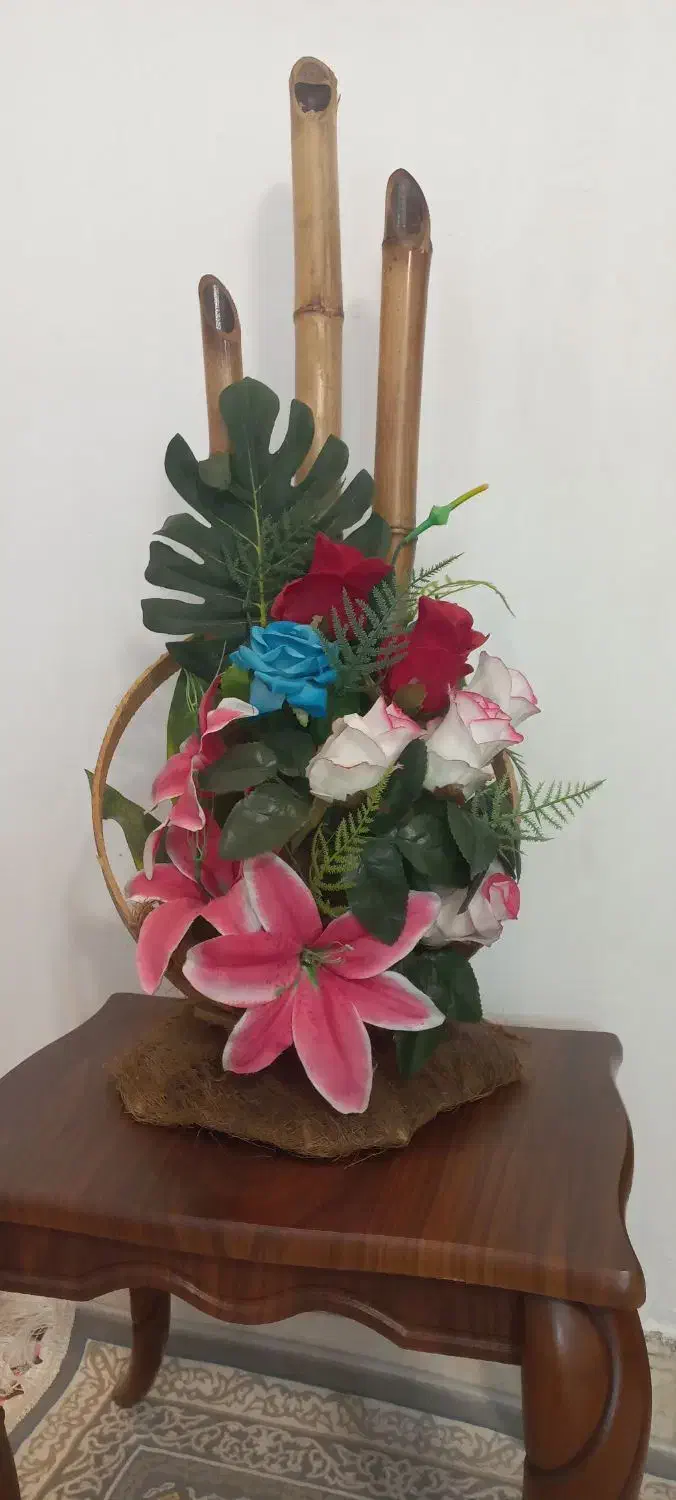 سبد گل|گل مصنوعی|خلخال, |دیوار