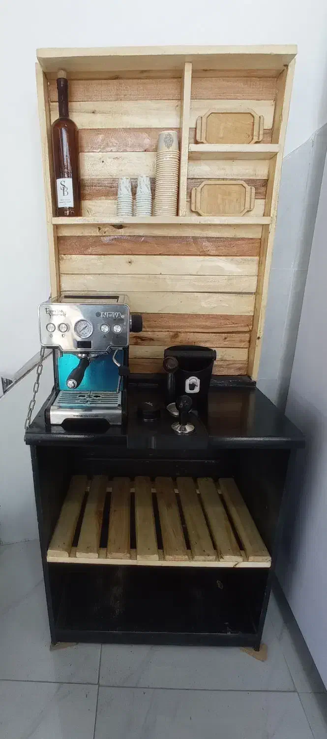 کافی بار|بوفه، ویترین، کنسول|قم, قلعه کامکار|دیوار