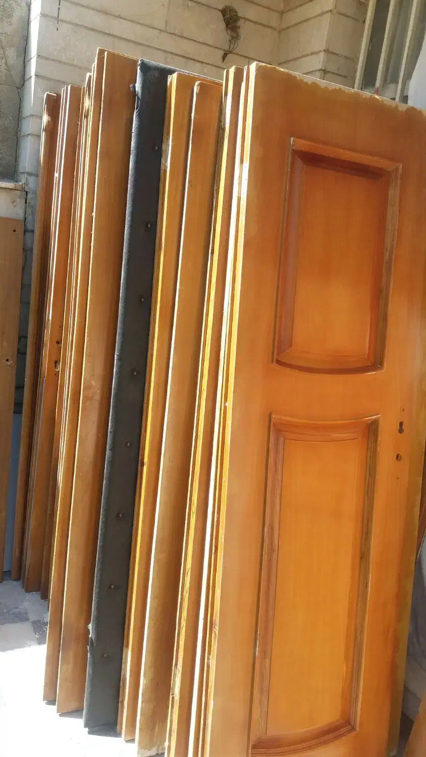 درب چوبی اتاق و سرویس روهم دانه 400|حراج|شیراز, شهرک والفجر|دیوار
