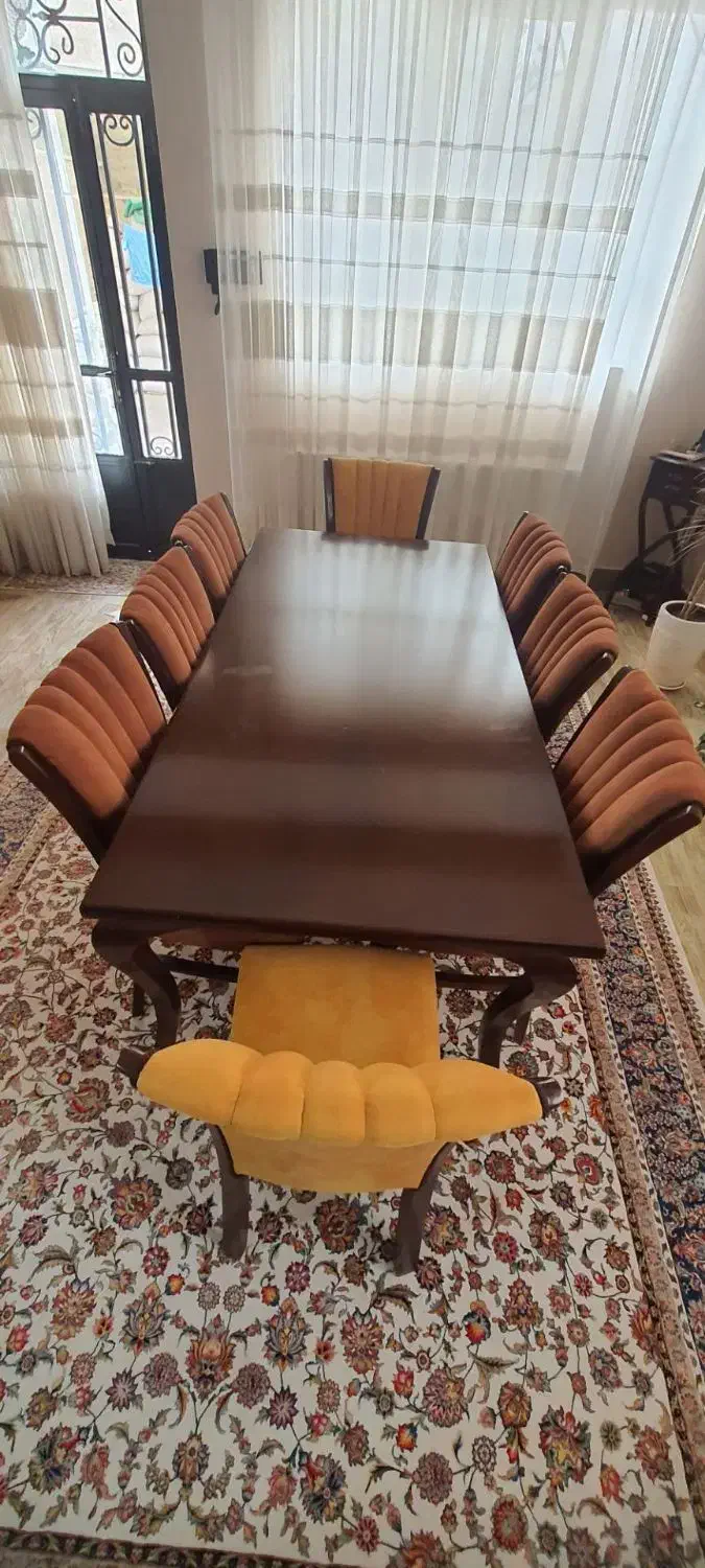 میز۸نفره غذا خوری|میز و صندلی غذاخوری|خرمدره, |دیوار