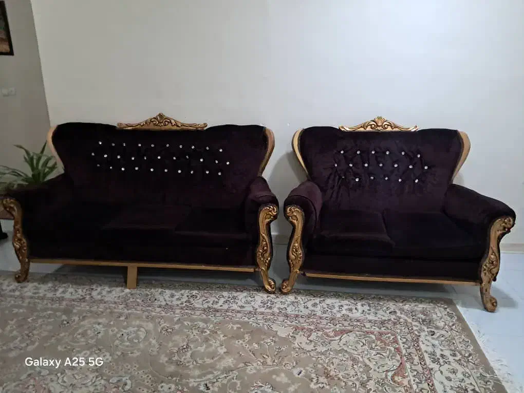 مبلمان ۷ نفره|مبلمان خانگی و میز عسلی|مسجد سلیمان, |دیوار