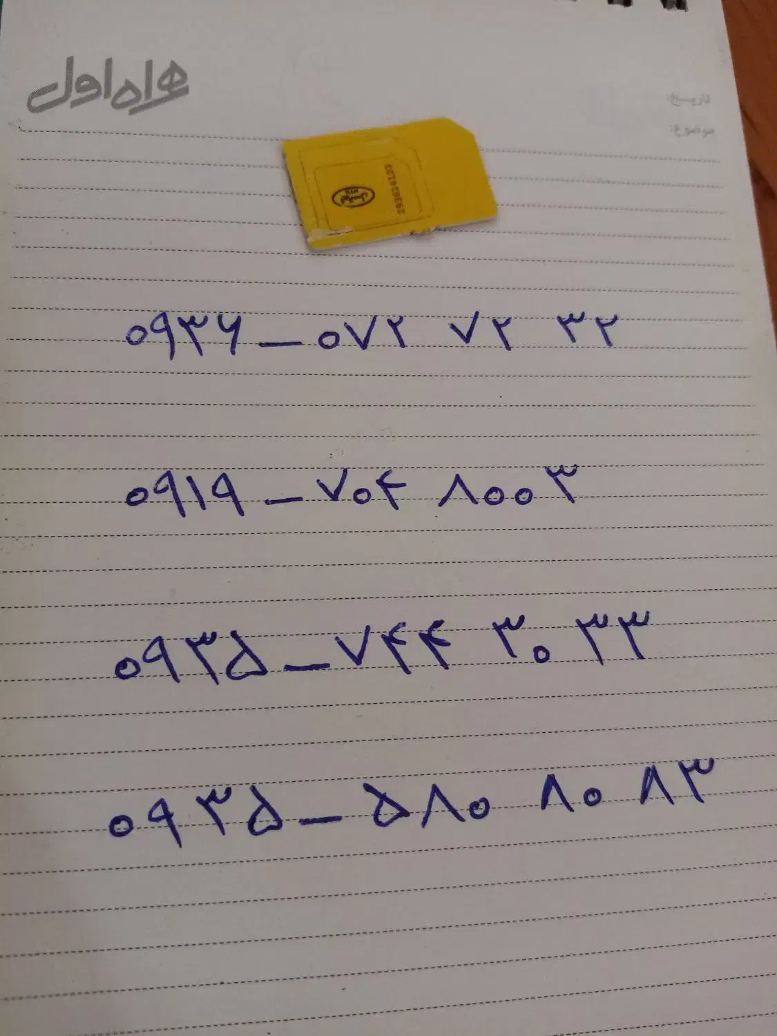 سیم کارت رند ایرانسل همراه اول|سیم‌کارت|رشت, چله خانه|دیوار