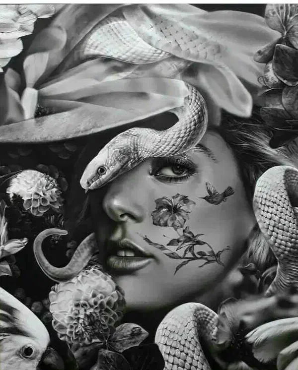 طراحی هایپر رئال عکس. نقاشی و طراحی سیاه قلم|تابلو، نقاشی، عکس|کرج, فاز ۱ مهرشهر|دیوار