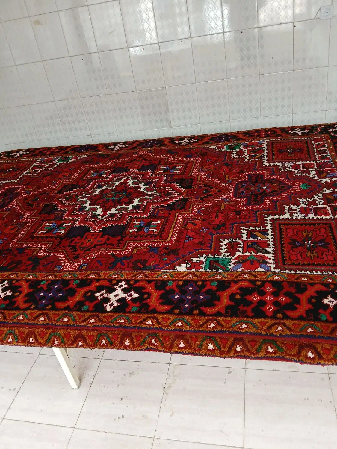 فرش چشمه وزان|فرش|اهر, |دیوار