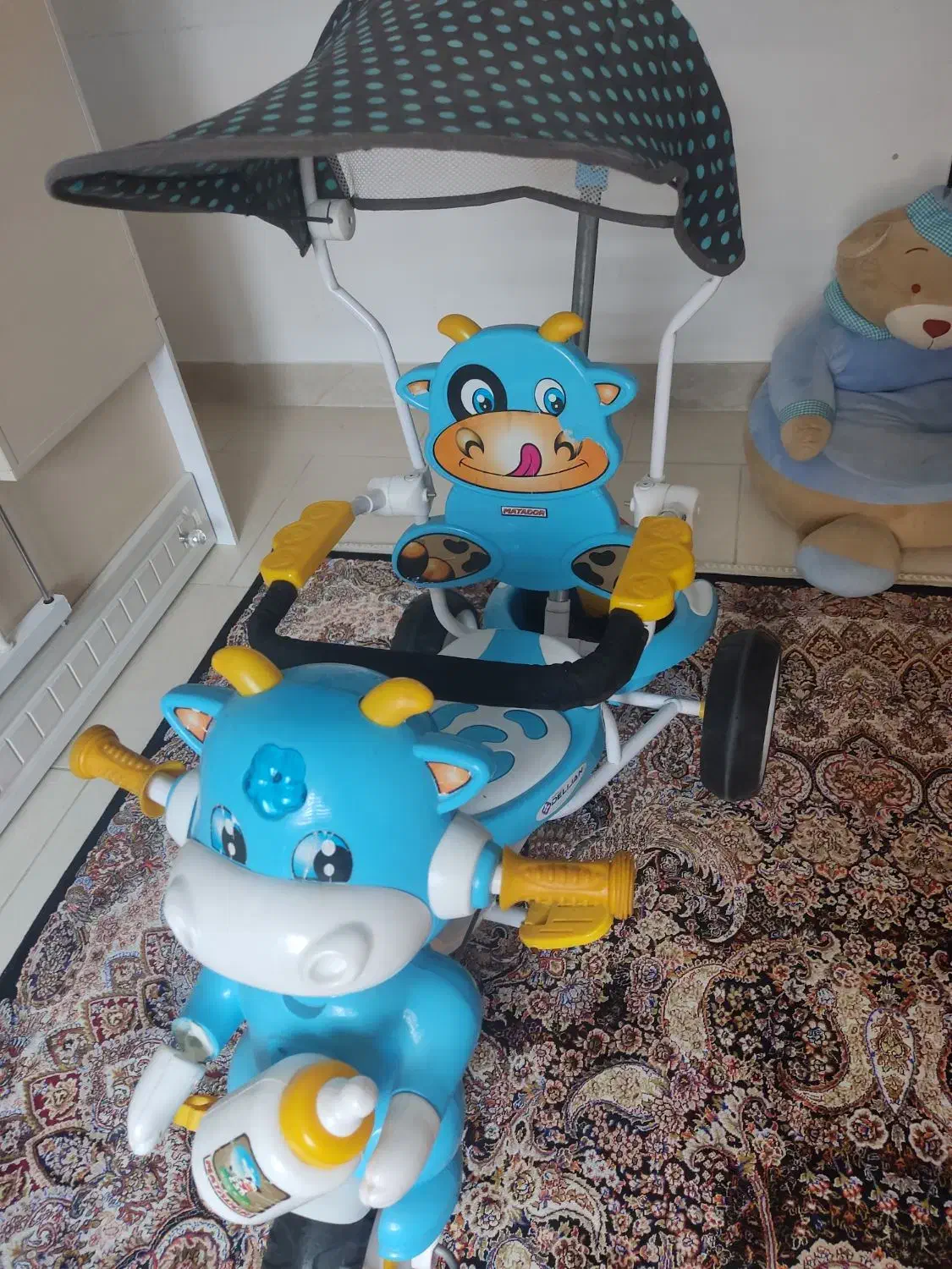 سه چرخه فلامینگو|اسباببازی|پرند, فاز ۶|دیوار