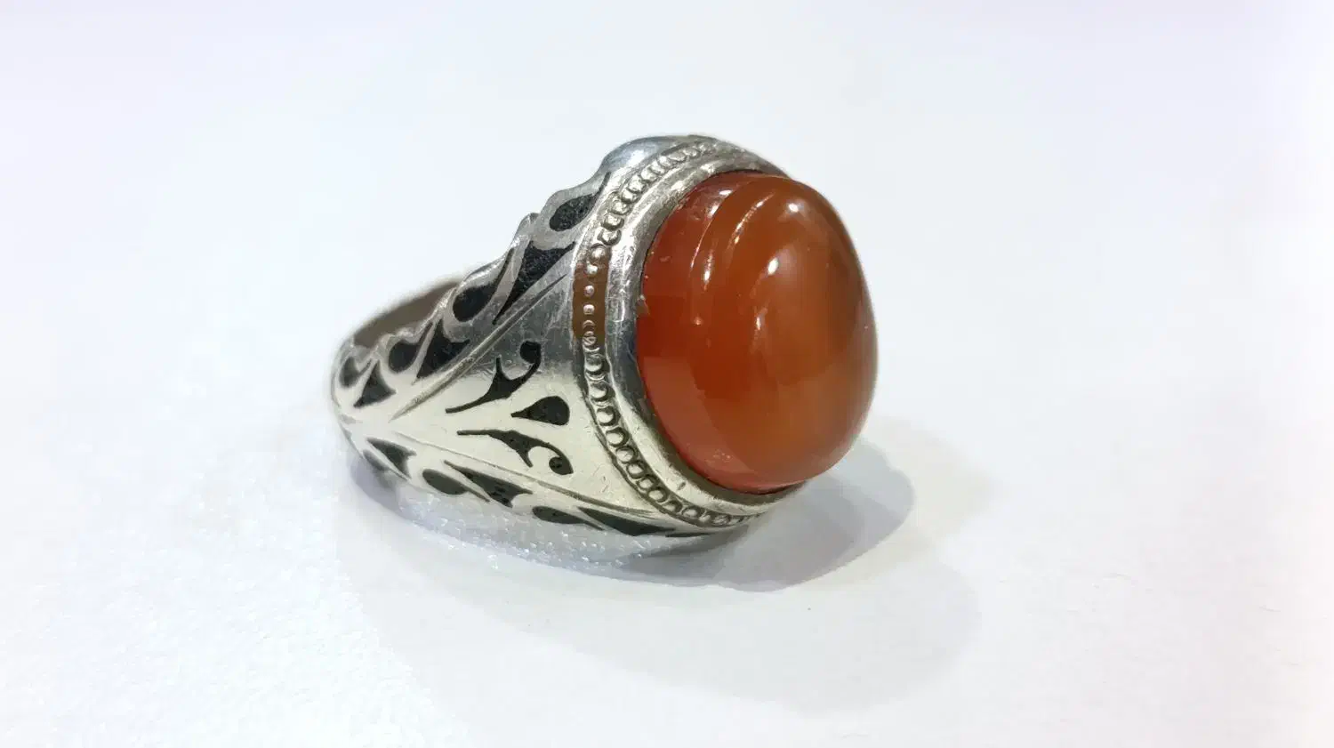 انگشتر عیقیق یمن به شرط با عقیق هندی|جواهرات|اهواز, کمپلو شمالی|دیوار