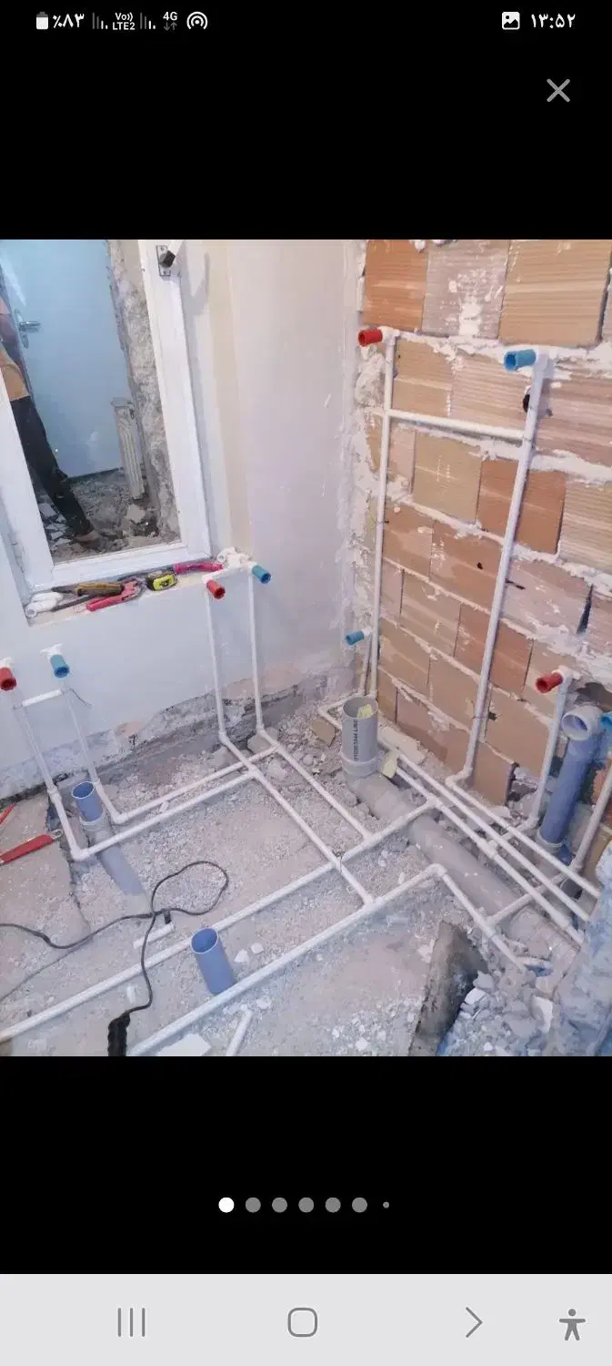 لوله بازکنی  ولوله کشی اب وفضلاب ورفع نم حمام وسرو|خدمات پیشه و مهارت|تهران, دروازه شمیران|دیوار