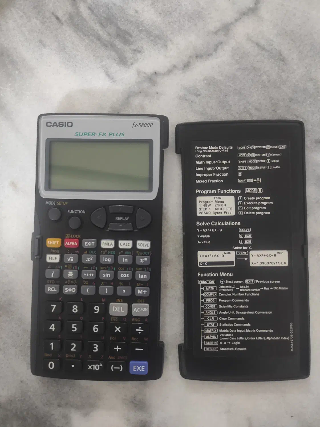 ماشین حساب مهندسی کاسیو fx-5800|لوازم التحریر|سلماس, |دیوار