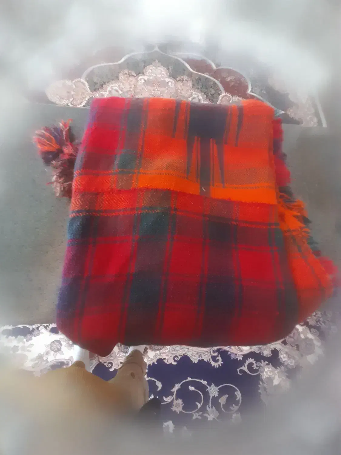 موج در رختخواب|گلیم، جاجیم، گبه|کرمانشاه, |دیوار