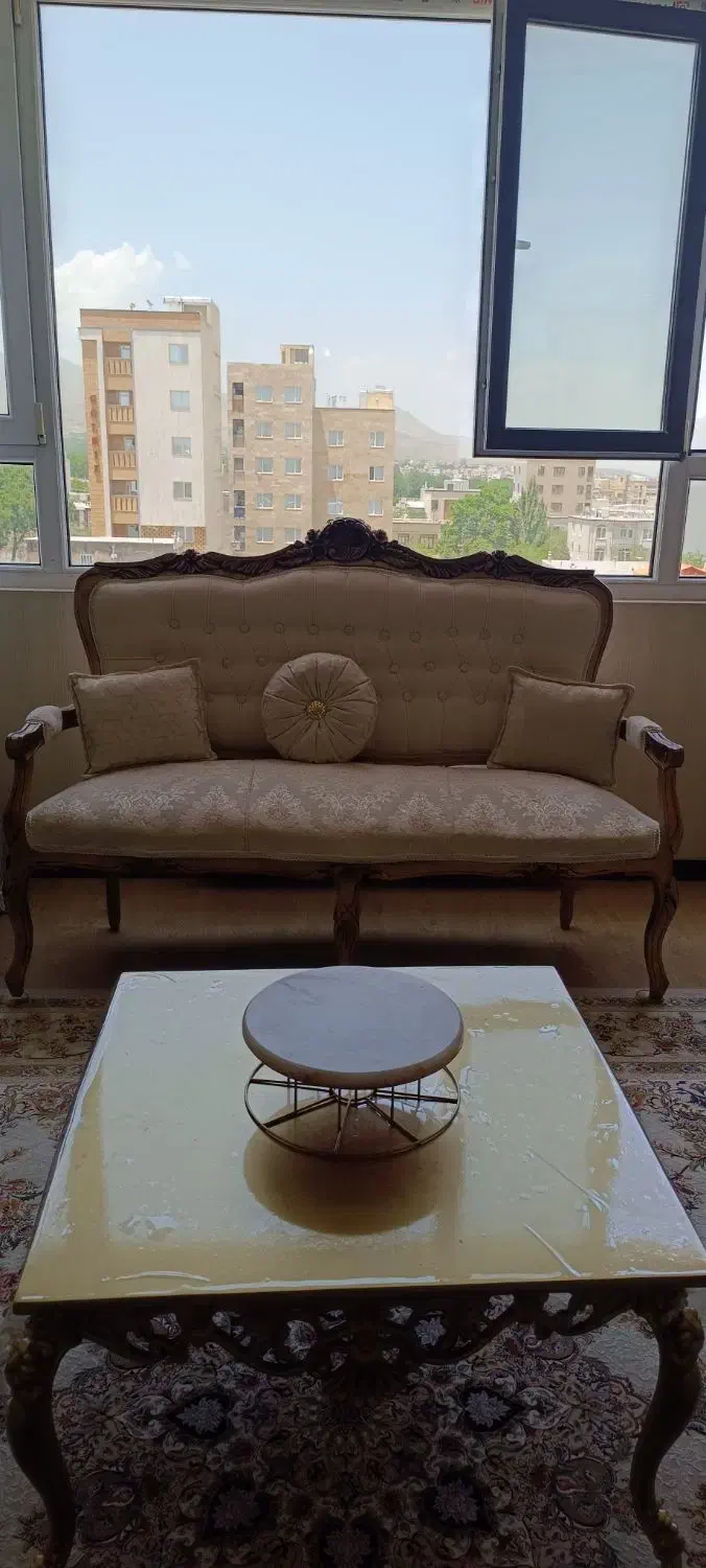 مبل استیل ۷ نفره|مبلمان خانگی و میز عسلی|همدان, |دیوار