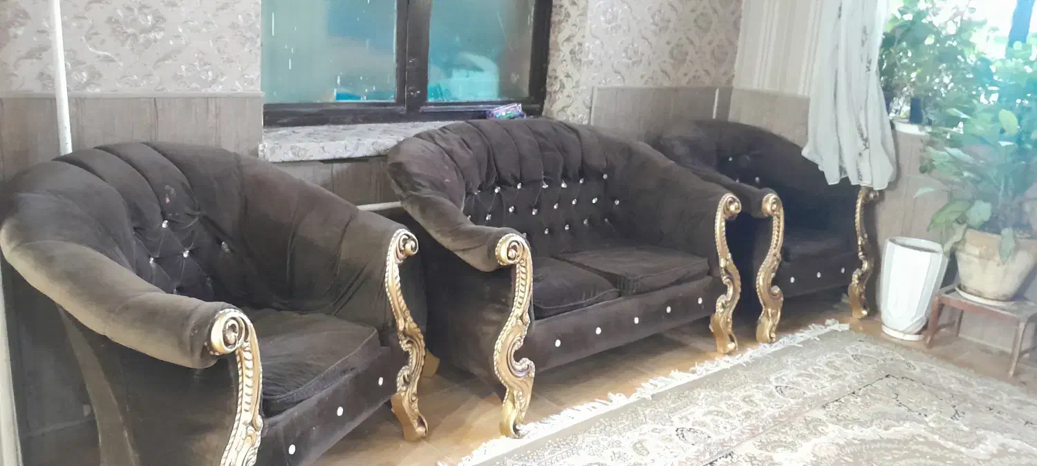 مبلمان ۷ نفره|مبلمان خانگی و میز عسلی|فولادشهر, B1|دیوار