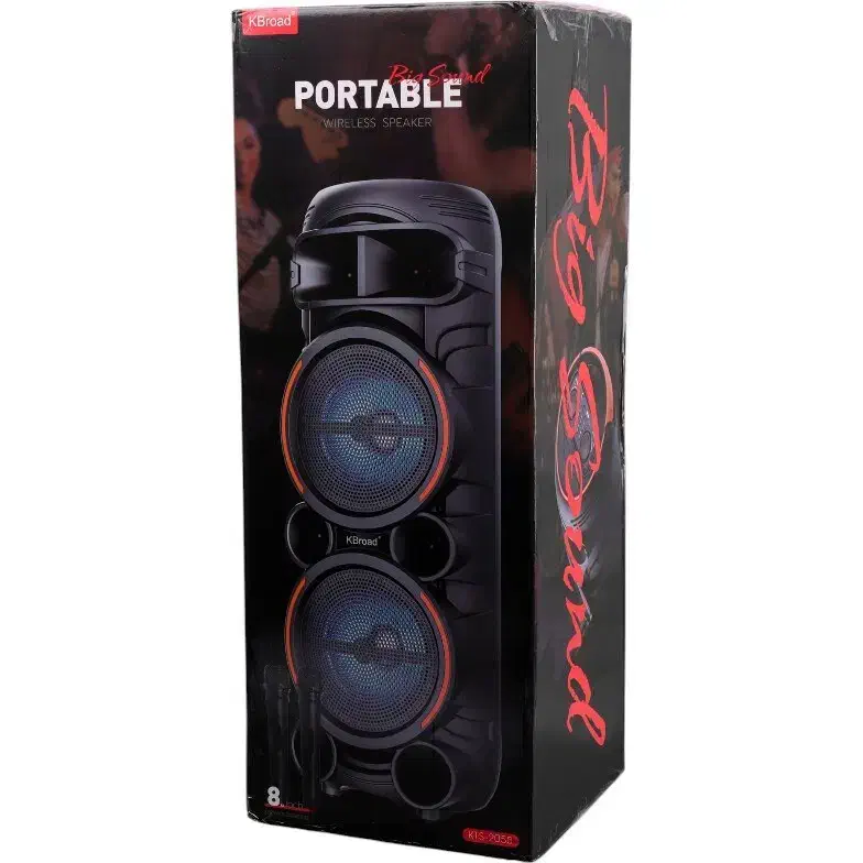 اسپیکرKTS  دو میکروفن بیسیم ۹۵ سانتی|سیستم صوتی خانگی|خمینی‌شهر, |دیوار