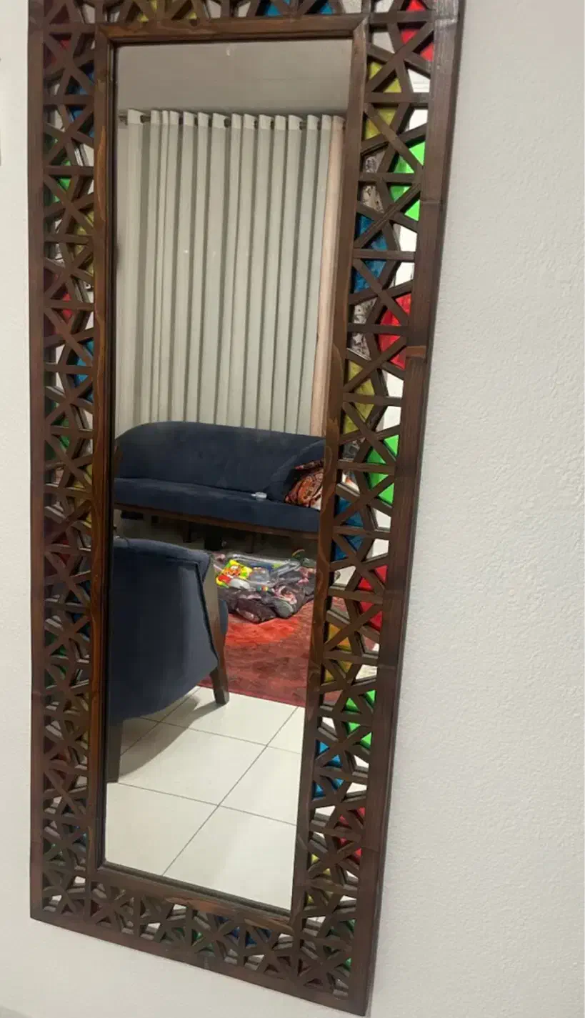 آینه گره چینی|آینه|رشت, معلم|دیوار