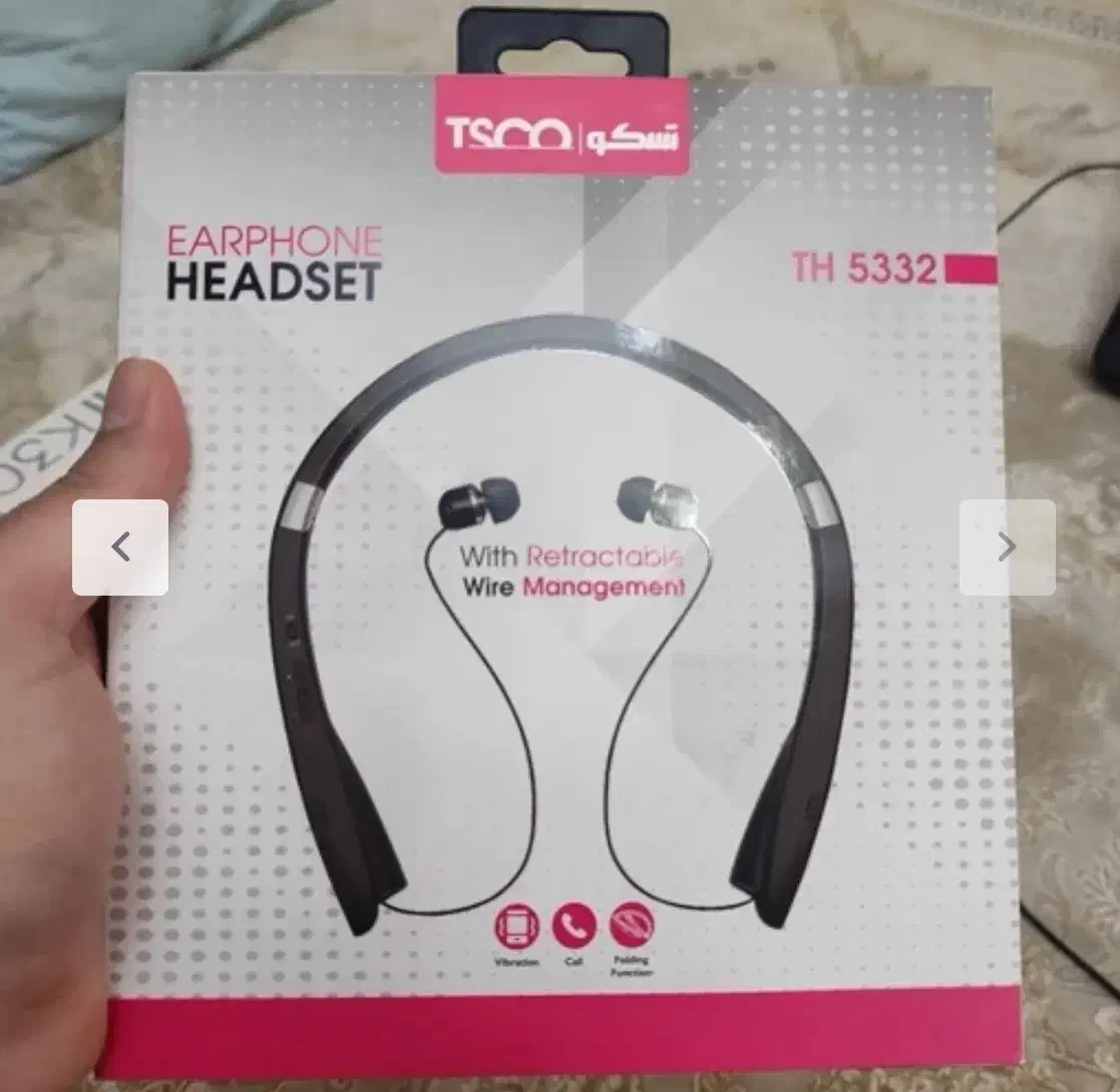 هندزفری بلوتوثی تسکو|لوازم جانبی موبایل و تبلت|شیراز, کوشک میدان|دیوار