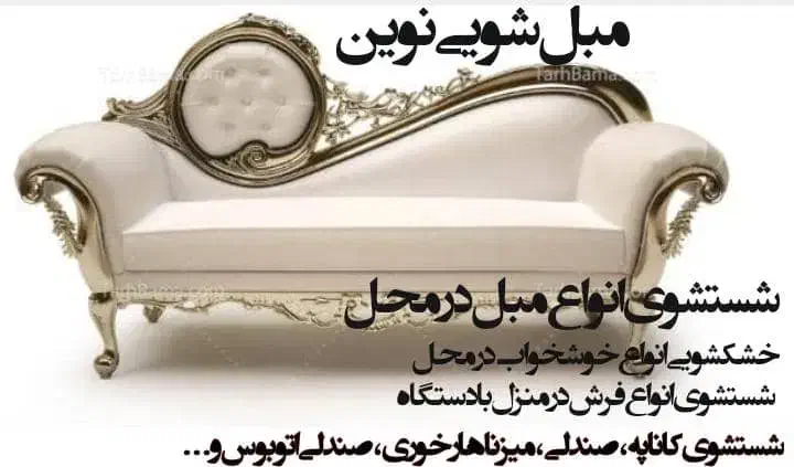 شستشو مبل و فرش و... در منزل|خدمات نظافت|نی‌ریز, |دیوار