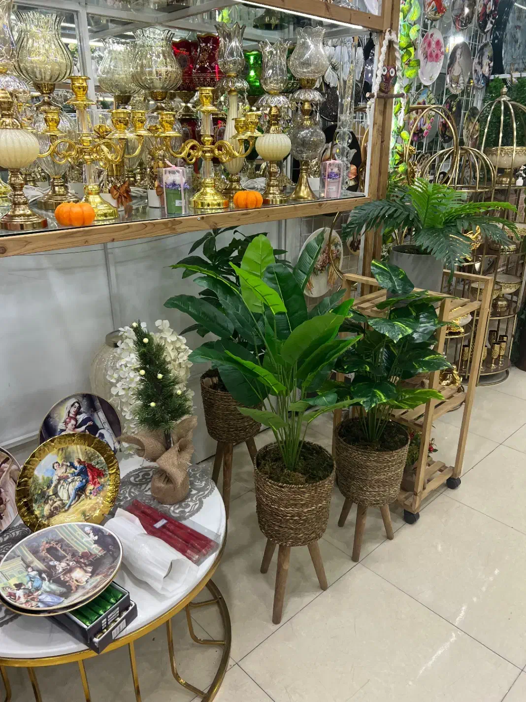 درختچه مصنوعی|گل مصنوعی|خرمآباد, |دیوار