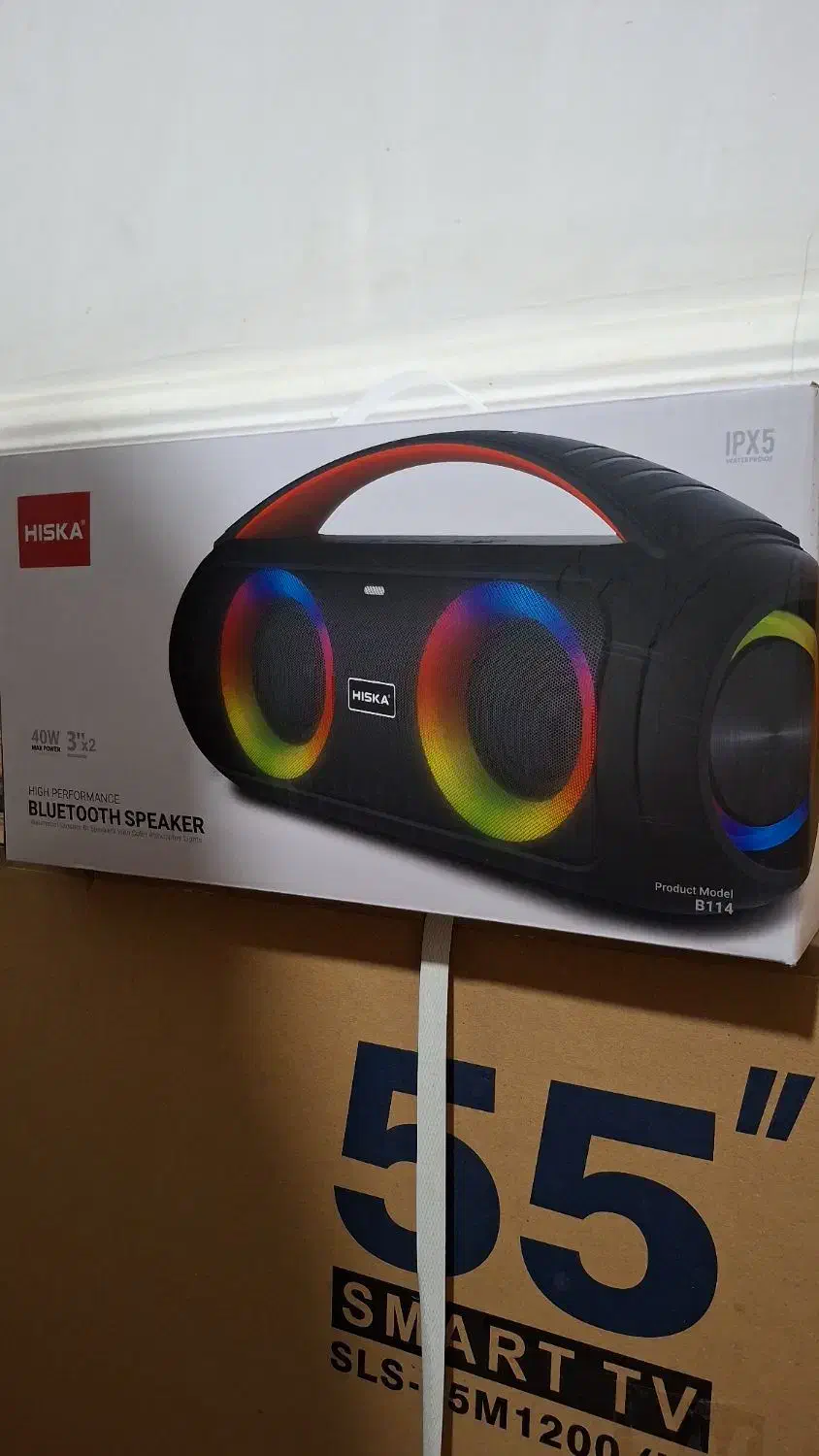 اسپیکر بلوتوث هیسکا مدل b114 (لیکک)|سیستم صوتی خانگی|بهبهان, |دیوار