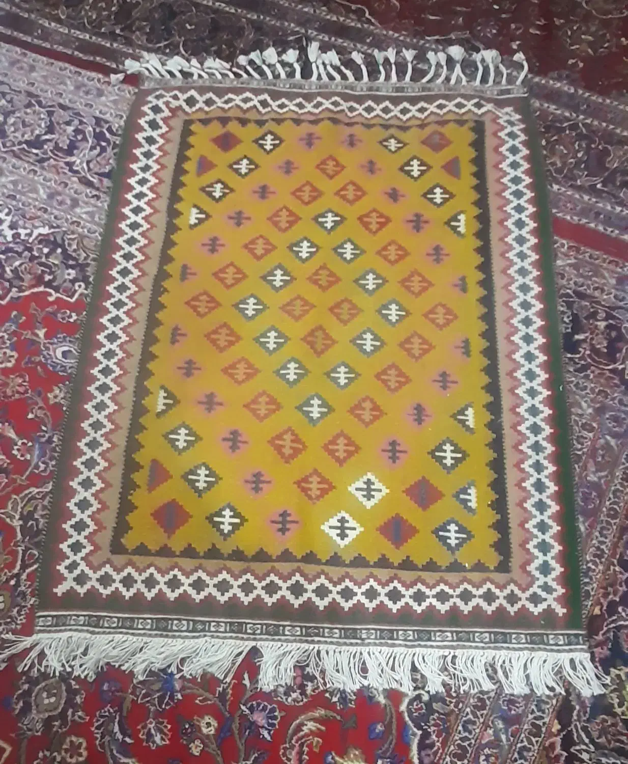 گلیم|گلیم، جاجیم، گبه|شیراز, تاچارا|دیوار