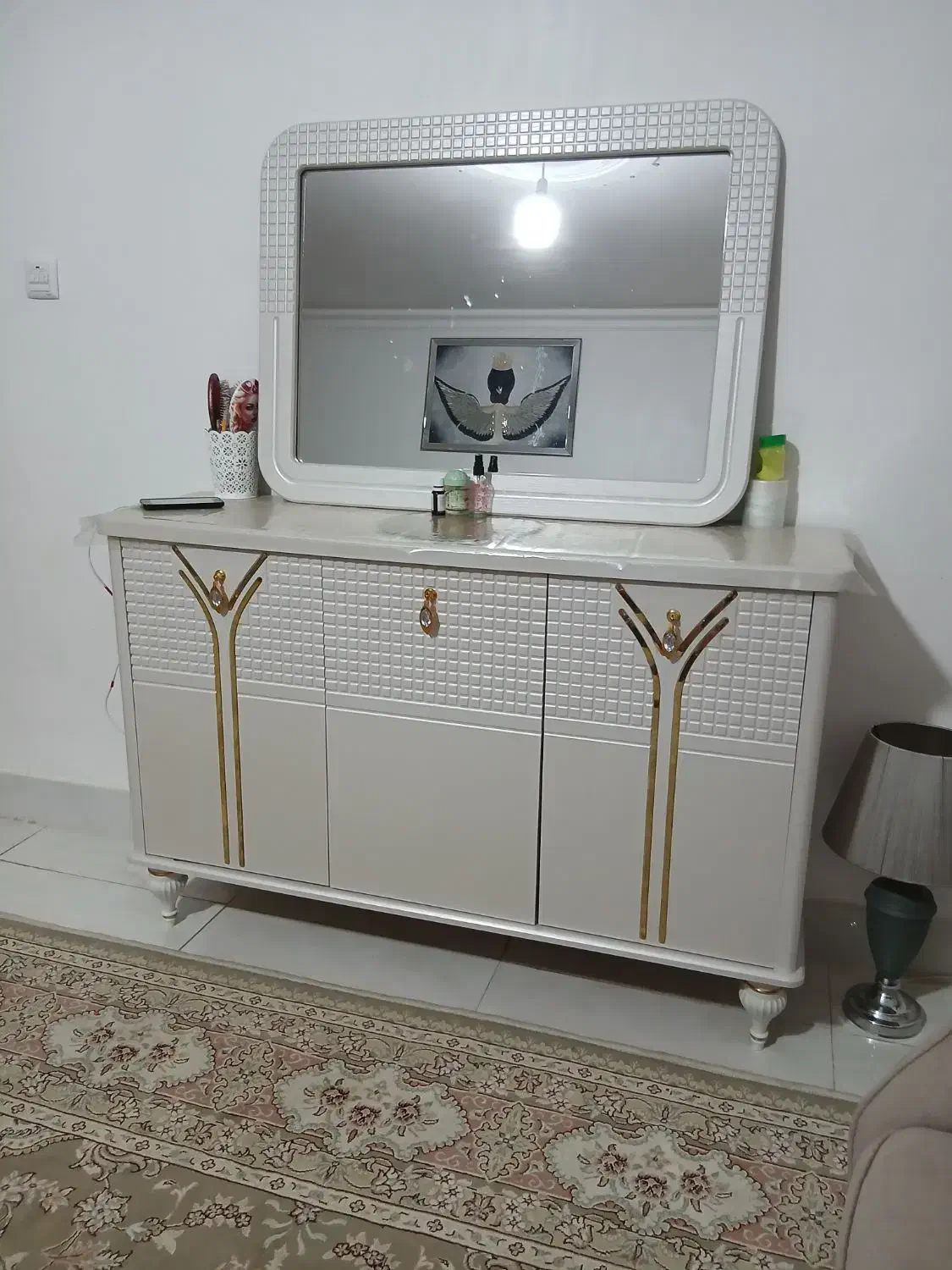 میز آینه وکنسول نونوبدون خطو خش|بوفه، ویترین، کنسول|قره چای, |دیوار