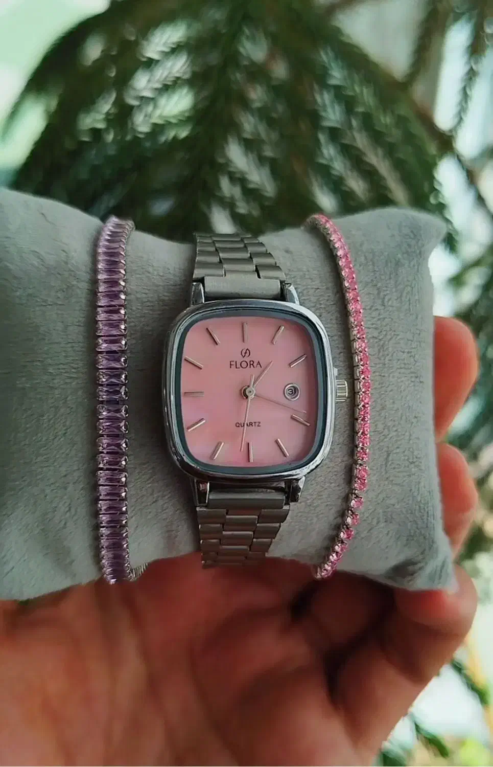 ست ساعت و دستبند صورتی|ساعت|کاشان, بهشتی|دیوار