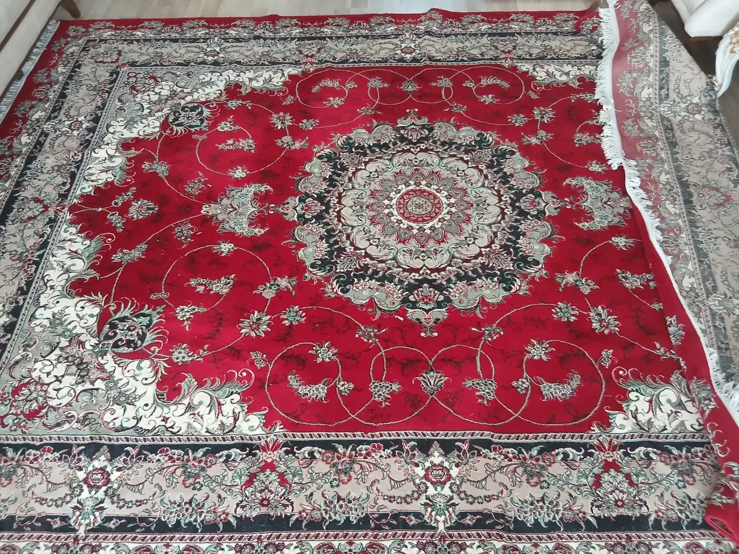 فرش ماشینی در حد نو|فرش|تبریز, |دیوار