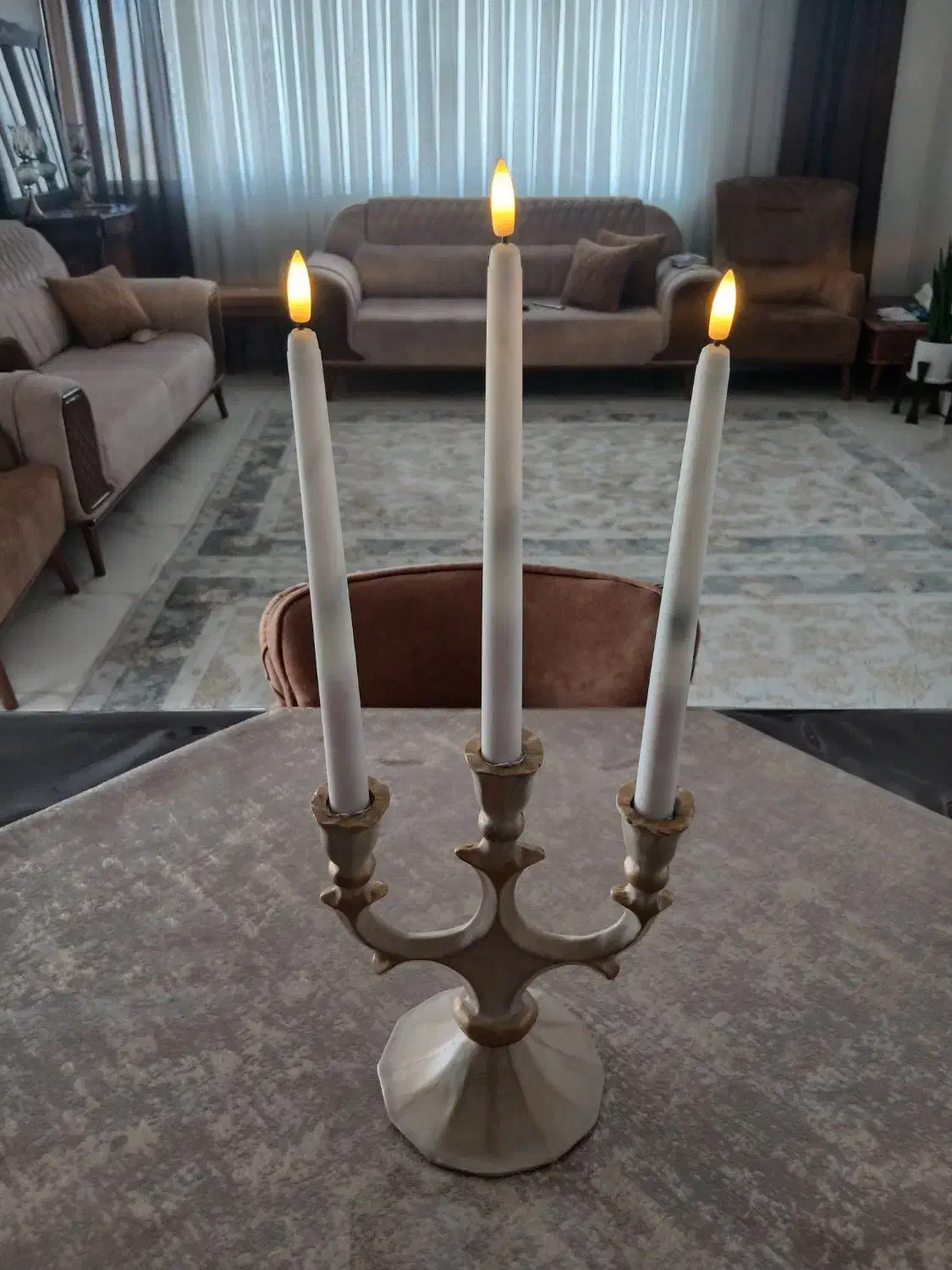 شمع ال ای دی باتری خور|ریسه و چراغ تزئینی|کرمانشاه, |دیوار