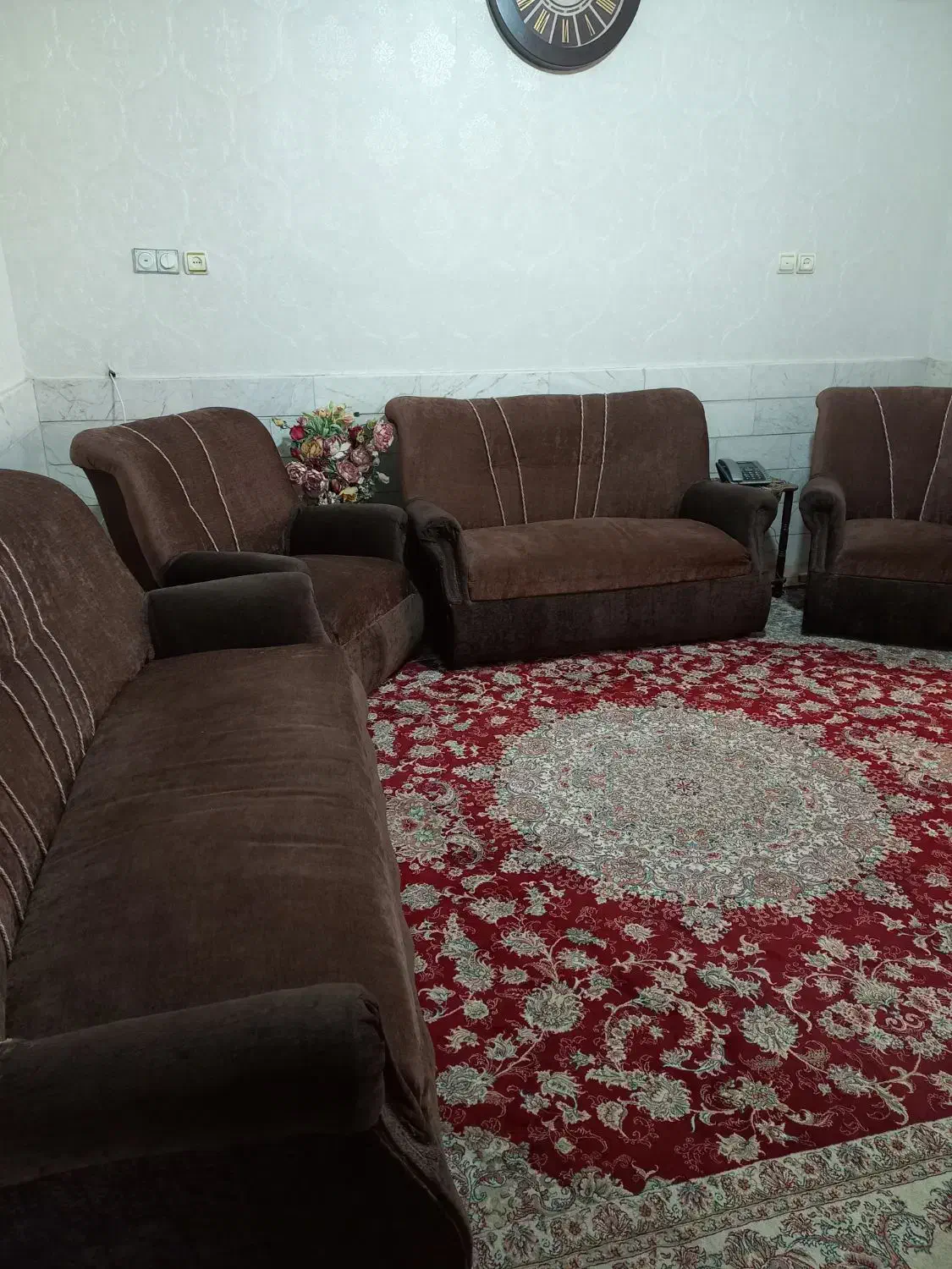 مبل راحتی ۷ نفره|مبلمان خانگی و میز عسلی|محمدیه-قزوین, |دیوار