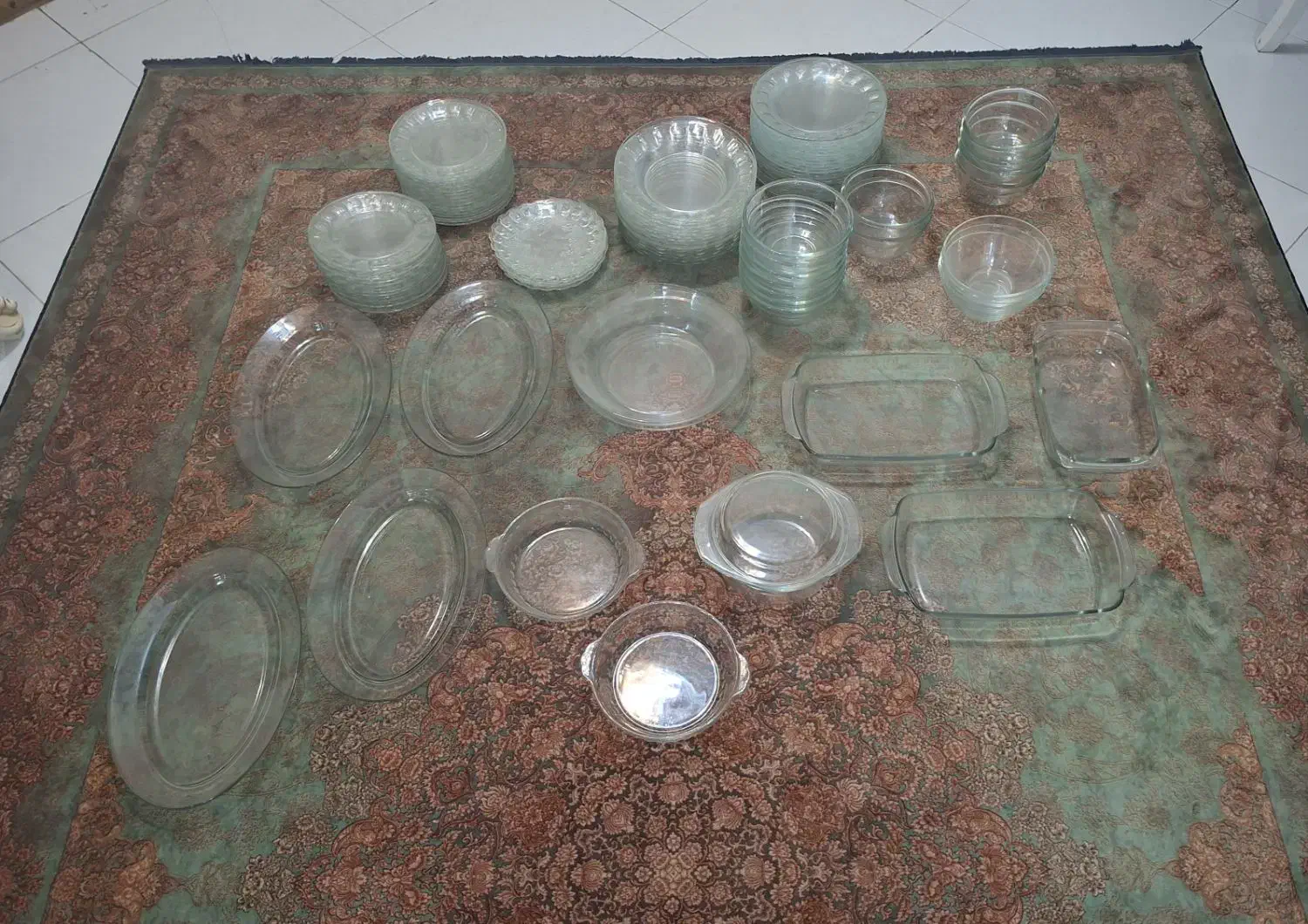 وسایل آشپزخانه سرویس شیشه میوه خوری ملامین پارچ|ظروف سرو و پذیرایی|کرج, اصفهانی‌ها|دیوار