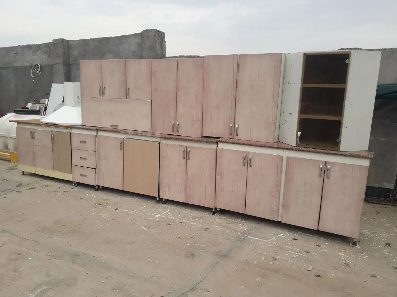 کابینت کامل فلزی ارتفاع ۹۰|مصالح و تجهیزات ساختمان|شوشتر, |دیوار