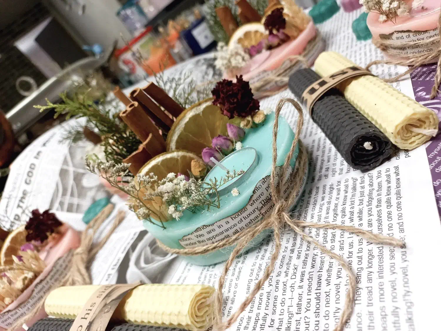 سفارش انواع شمع دکوری و لوکس|صنایع دستی و سایر لوازم تزئینی|صدرا-فارس, فاز ۱|دیوار