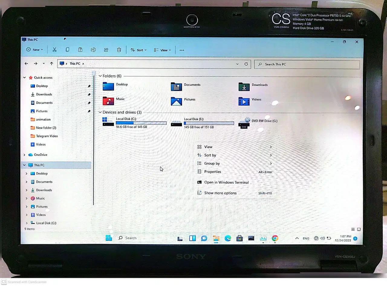 Sony Vaio|رایانه همراه|تهران, بهجتآباد|دیوار