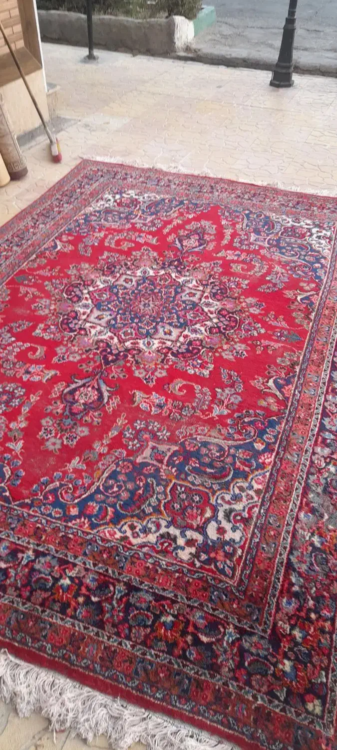 یک جفت قالی ۱۲متری گردویی تمام نخ جفتش ۸۶۰۰|فرش|قوچان, |دیوار