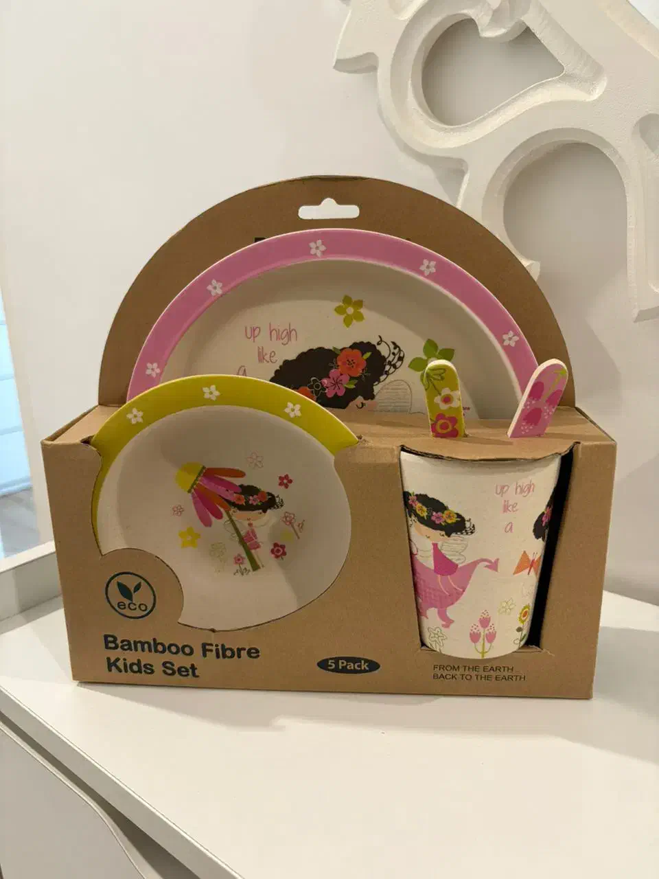 ظروف ۵ تیکه بامبو نو و آکبند|اسباب و اثاث بچه|کرج, کوی کارمندان جنوبی|دیوار