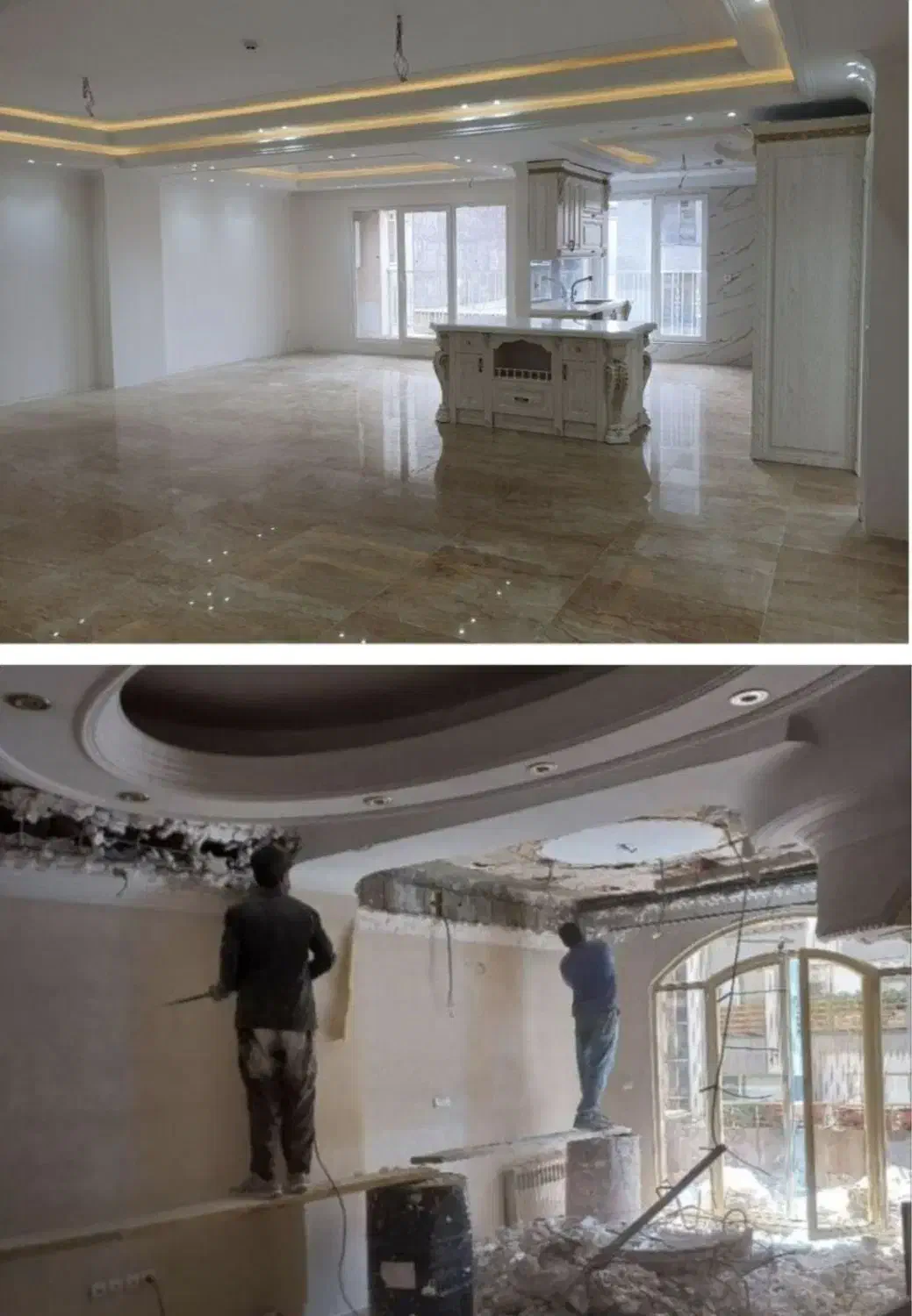 کناف.نقاشی.طراحی.بازسازی.مقاوم سازی و تغییر نقشه|خدمات پیشه و مهارت|شیراز, زرهی|دیوار