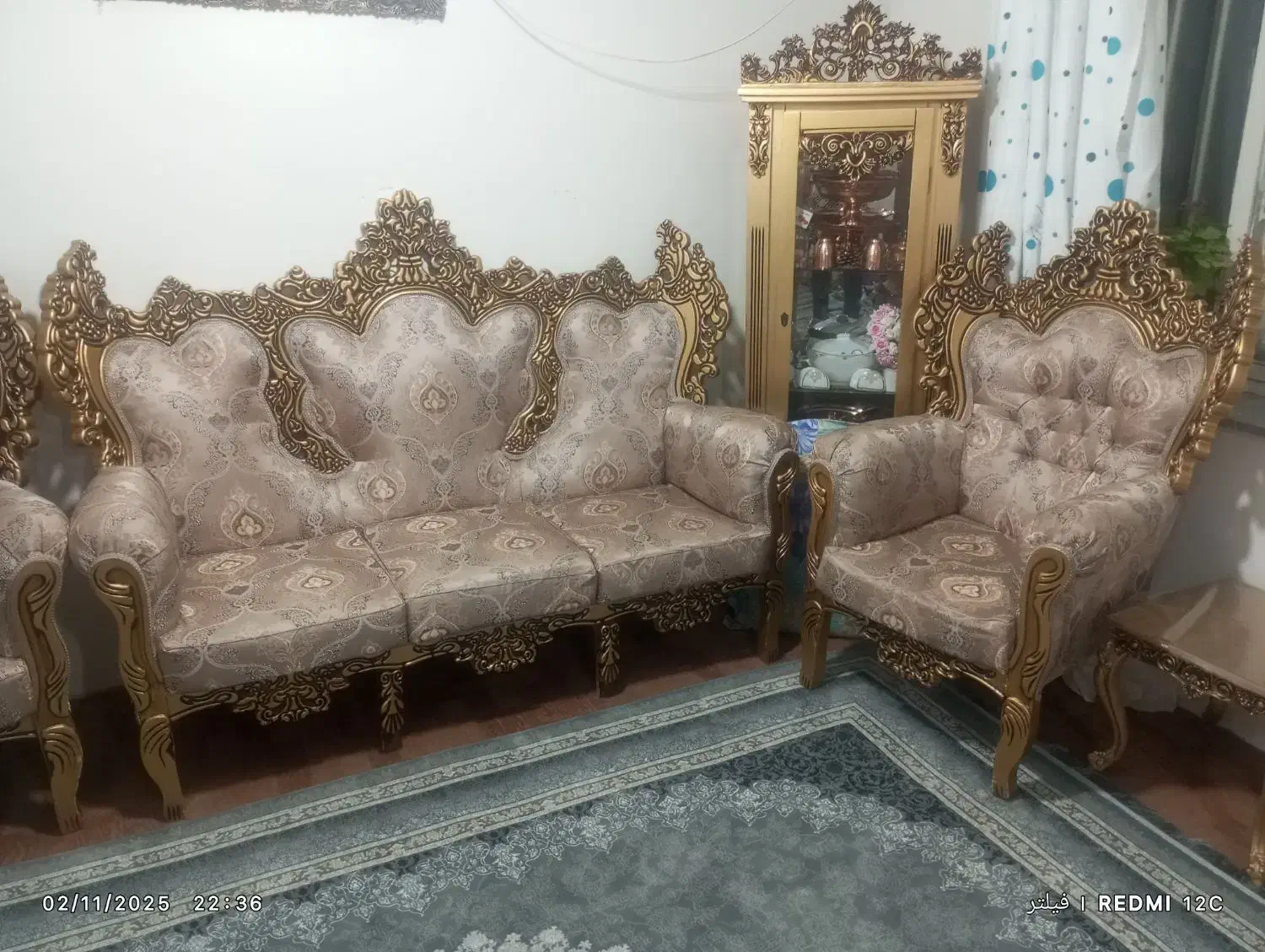 مبل سلطنتی|مبلمان خانگی و میز عسلی|ایجرود, |دیوار