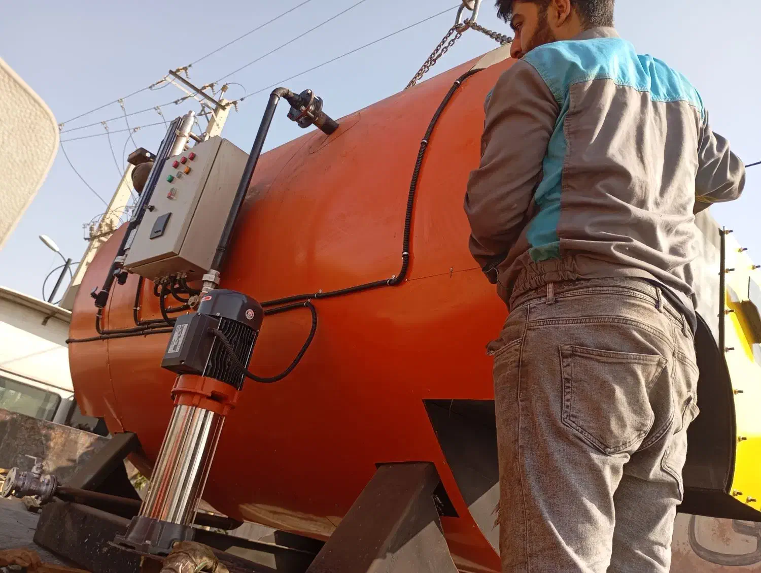 دیگ بخار۲تن ۳کار کرده در حد روغن داغ|ماشینآلات صنعتی|تهران, جنتآباد مرکزی|دیوار