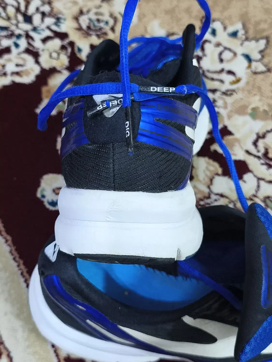 کتونی آبی کربنی بروکس سایز 44/5|کیف، کفش، کمربند|رشت, باهنر|دیوار