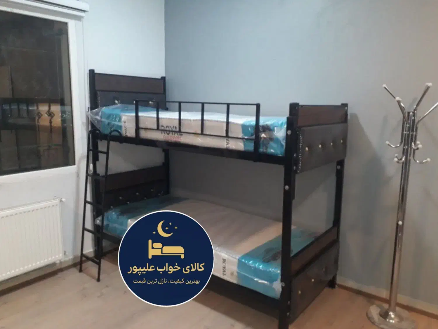 تختخواب فلزی مدل اپل (اقساط)اسپرت لمسه|تخت و سرویس خواب|مشهد, طلاب|دیوار