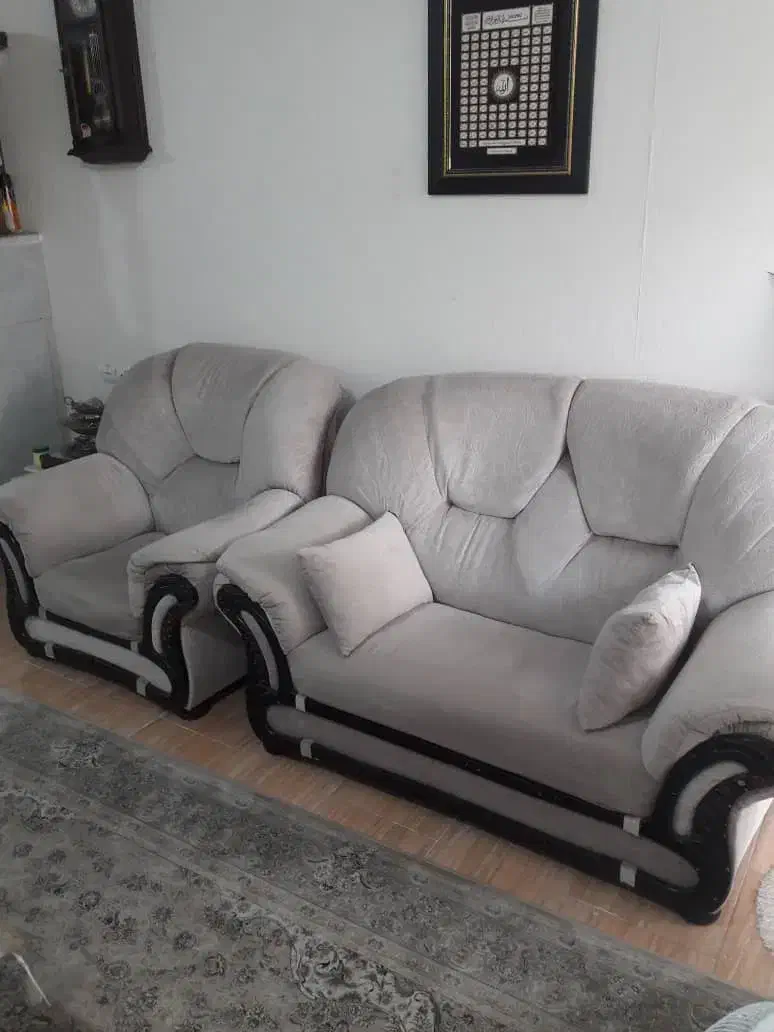 مبل ۷ نفره سالم و شیک  یخسازی خیابان دانشجو|مبلمان خانگی و میز عسلی|رشت, حمیدیان|دیوار