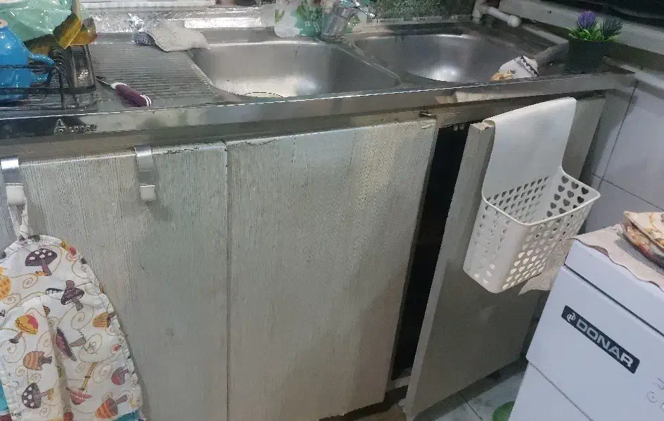 کابینت فلزی|آب‌چکان و نظم‌دهنده ظروف|اسلام‌شهر, شهرک واوان|دیوار